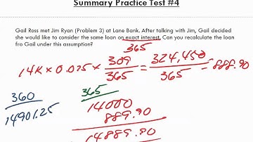 Math for Business and Applications   Ch 10 Summary Practice Test 3 to 5