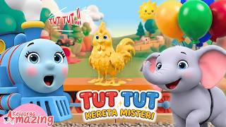 🚂 Toddler & Kindergarten Color Learning with Cute Animals 🐯🐶 | Tut Tut Educational Train for Chil...