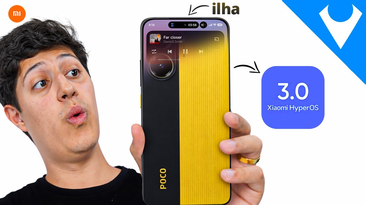 ATUALIZOU! POCO X7 PRO tá IMBATÍVEL com HyperOS 3.0 e ANDROID 16! Não tem jeito!