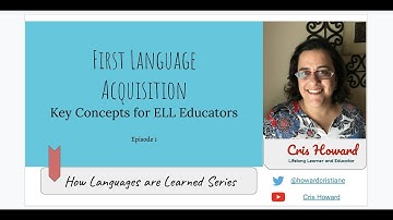 🗝️ How Languages are Learned - Ep.1 Three Key Concepts from First Language Acquisition for ESL + ELL