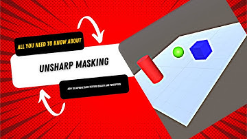 PostProcessing basics | Unsharp Masking Filter | post processing filters in unity