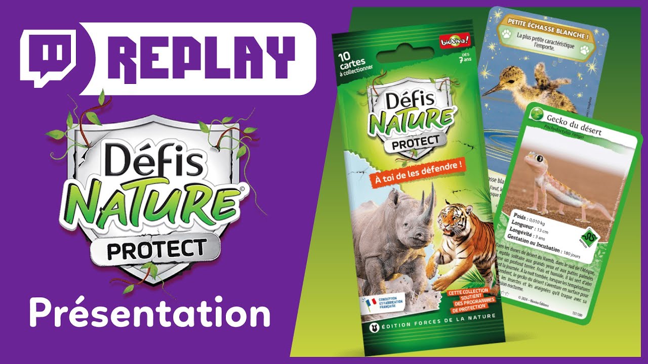 Jeu De Société "Défis Nature Protect - Le Tournoi" - Bioviva - Animaux - 1 à 4 Joueurs Dès 7 Ans