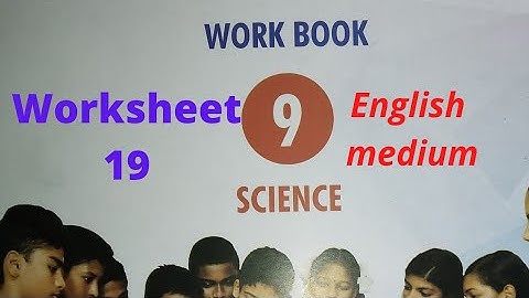 9th SCIENCE workbook answer worksheet 19 @GjStudies