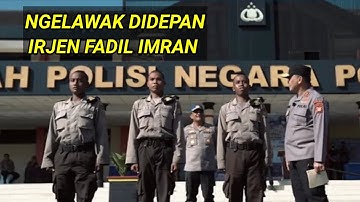 Momen Irjen Pol Fadil Imran Tak Bisa Tahan Ketawa Saat Berkunjung Ke SPN Lido Sukabumi