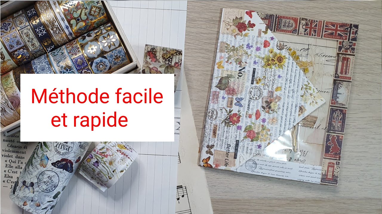 Junk Journal Facile et sans couture / Idéal pour débutante - YouTube