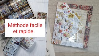 Junk Journal Facile et sans couture / Idéal pour débutante - YouTube