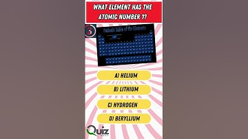 What element has the atomic number 1?#dailyquiz #challengeyourself #generalknowledge