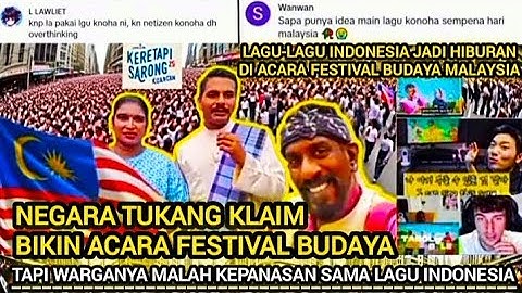 Warga Malaysia Marah Lagi, Lagu-lagu Indonesia Jadi Hiburan di Acara Budaya Malaysia. 