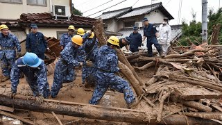 Dozens of people dead after heavy rains in Japan
