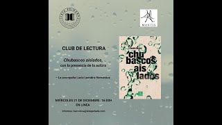 Club de libro &quot;Chubascos aislados&quot; de Claudia Michel. Editorial Mantis