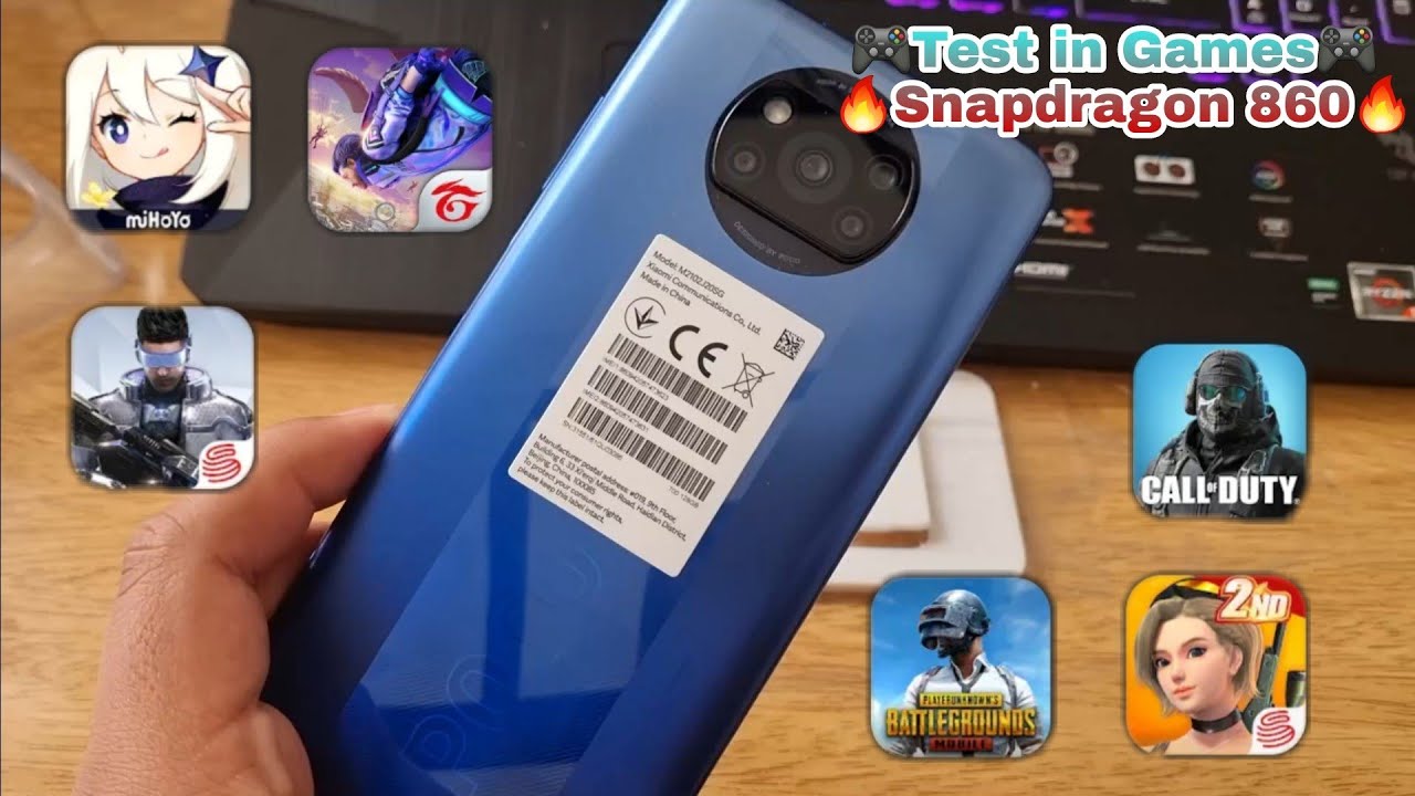 Test de juegos Snapdragon 860/Poco X3 Pro