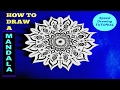 How to draw a Mandala | Speed Drawing Tutorial | Easy Mandala Drawing