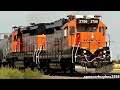 BNSF FULL LENGTH Freight Trains (Pampa, TX)