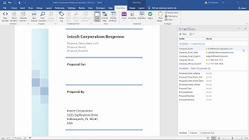 SmartDocs University (Sample): Introduction to Reusable Variables