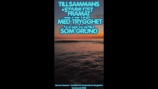 Tillsammans framåt, med trygghet som grund