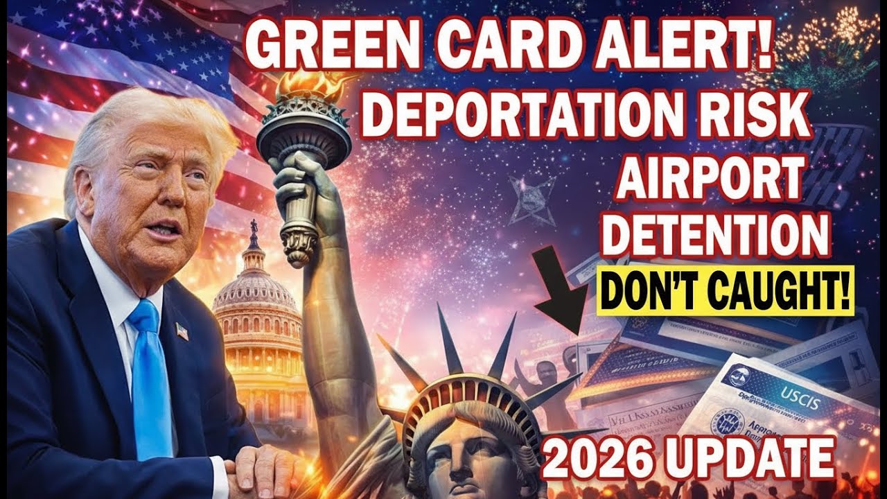 Green Card Alert! Airport Detentions & Deportation Risk Explained – 2026 Update