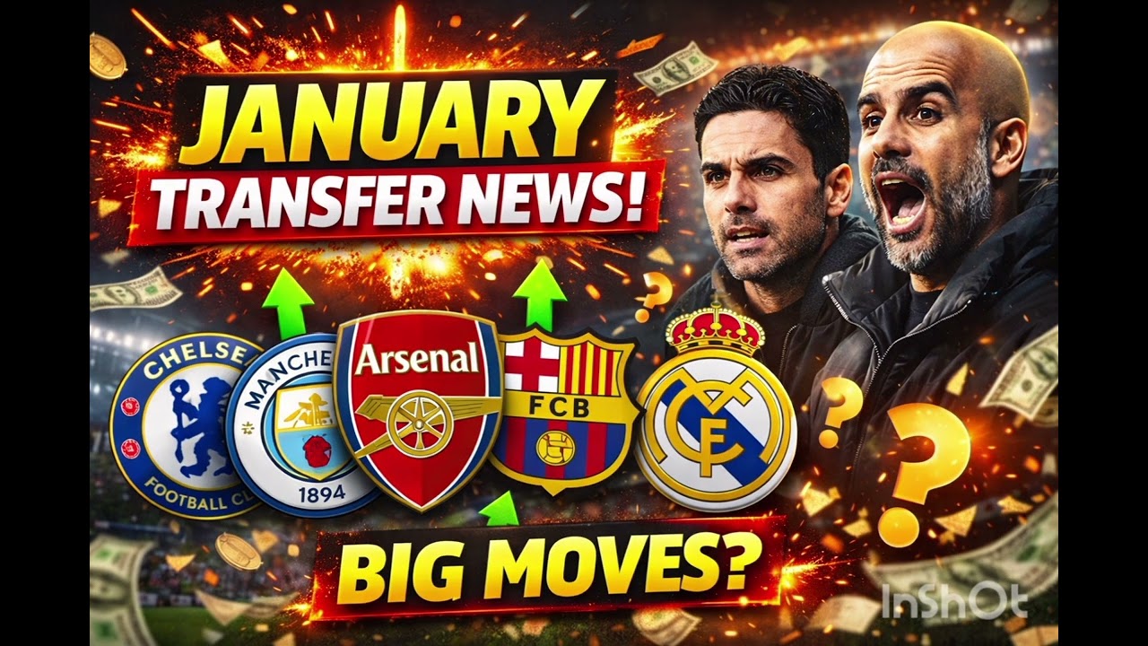 JANUARY TRANSFER WINDOW EXPLODES! 💥 Chelsea, City, Arsenal, Barcelona, & Madrid Moves