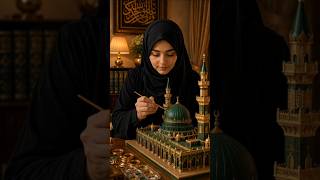 ✨ Handmade Mini Madina Model | Satisfying Art Process | Beautiful Islamic Craft 💛
