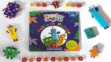 The Numberblocks Pattern Palace Sticker Storybook | Number Patterns | Numberblock Math Link Cubes
