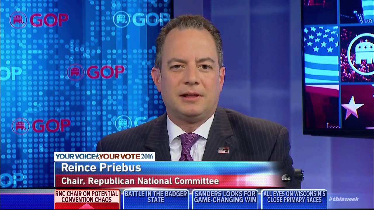 RNC Chairman Reince Priebus on ABC's 'This Week'