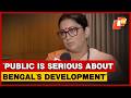 BJP Leader Smriti Irani Lauds Poll Arrangements, Targets TMC Over Campaign