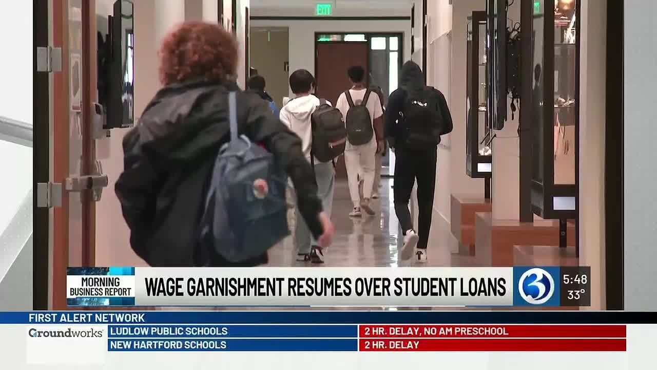 MORNING BUSINESS REPORT: Education Department restarts collections on defaulted student loans