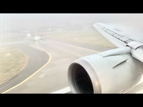 Посадка в сильный туман в Москве Boeing 767-200