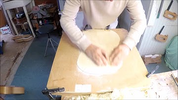 guitar making:  thicknessing the soundboard