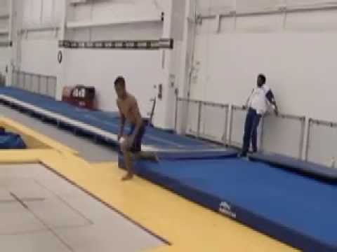 Charlie Tamayo doing awesome gymnastics