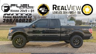 RealView - Leveled 2014 Ford F-150 w/ 20x9 Fuel Offroad Kranks & 295/60 Nitto G2s