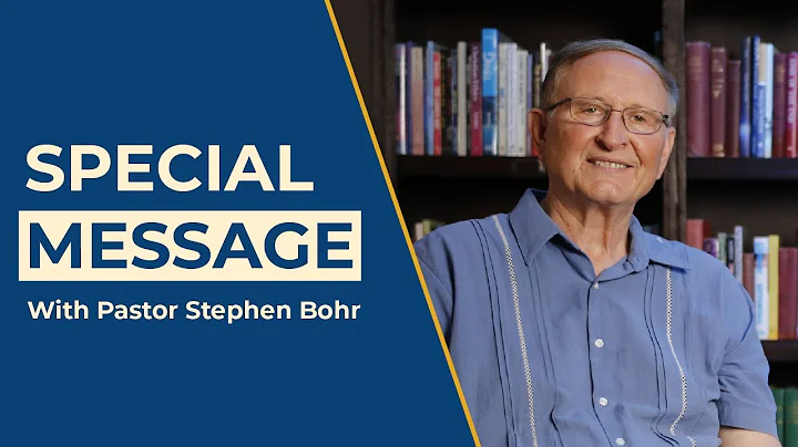 Special Message from Pastor Bohr