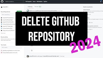 Hoe verwijder je een repository in GitHub 2024?