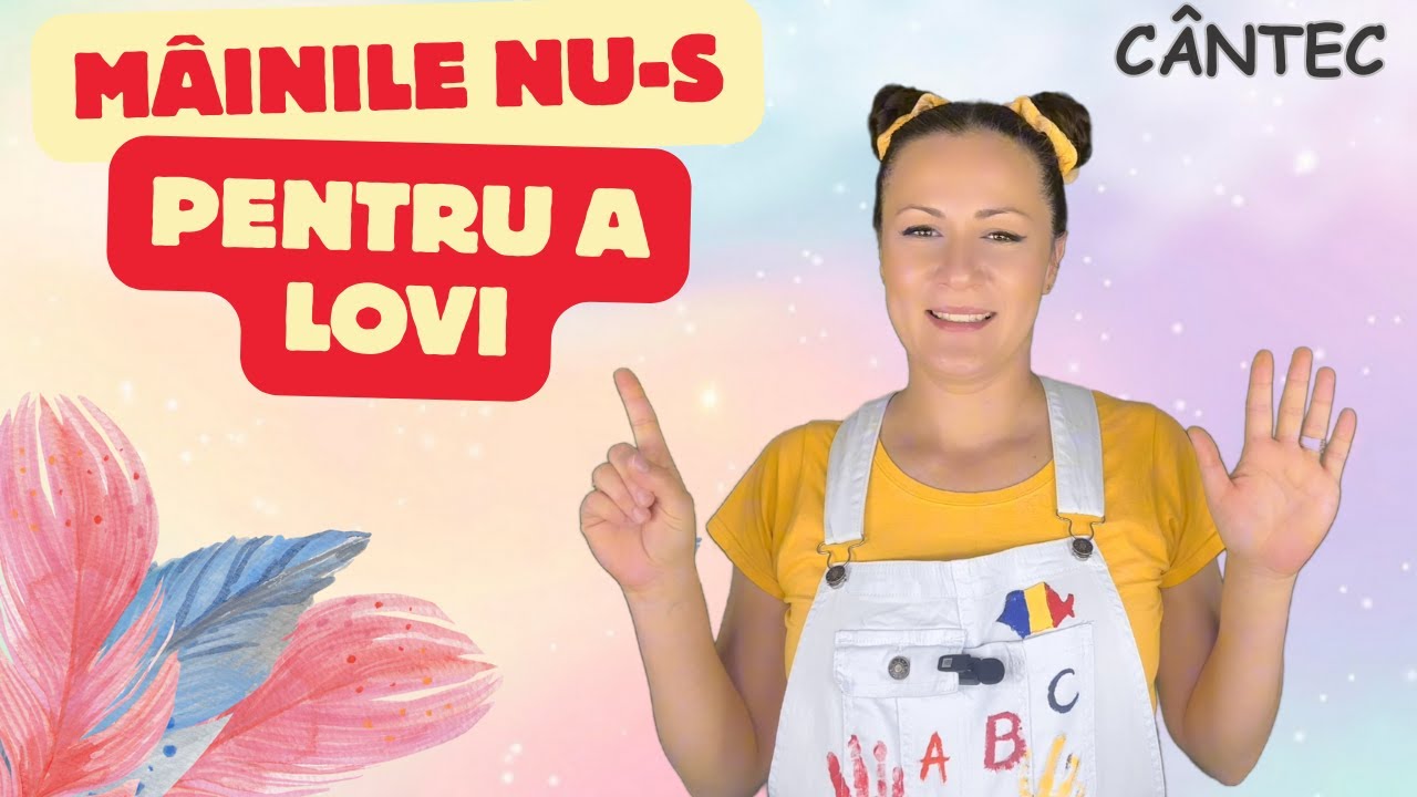 ✋ Mâinile nu-s pentru a lovi – Cântec despre bunătate și emoții | Doamna Andra