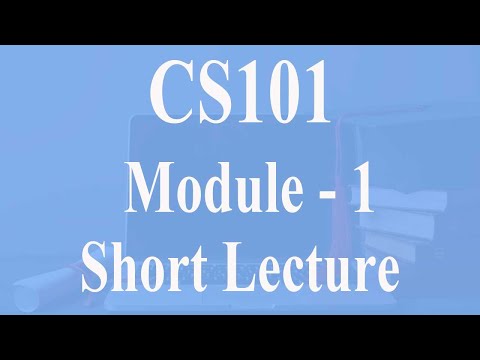 CS101 Module 1