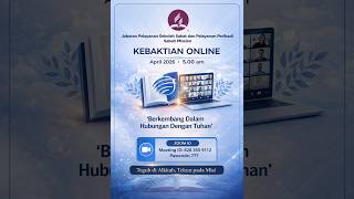Kebaktian Pagi Online Jab Sspp  30 April 2026