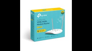 How to Configure TP-LINK TD-W9970 v4 300Mbps Wireless N USB VDSL/ADSL Modem Router