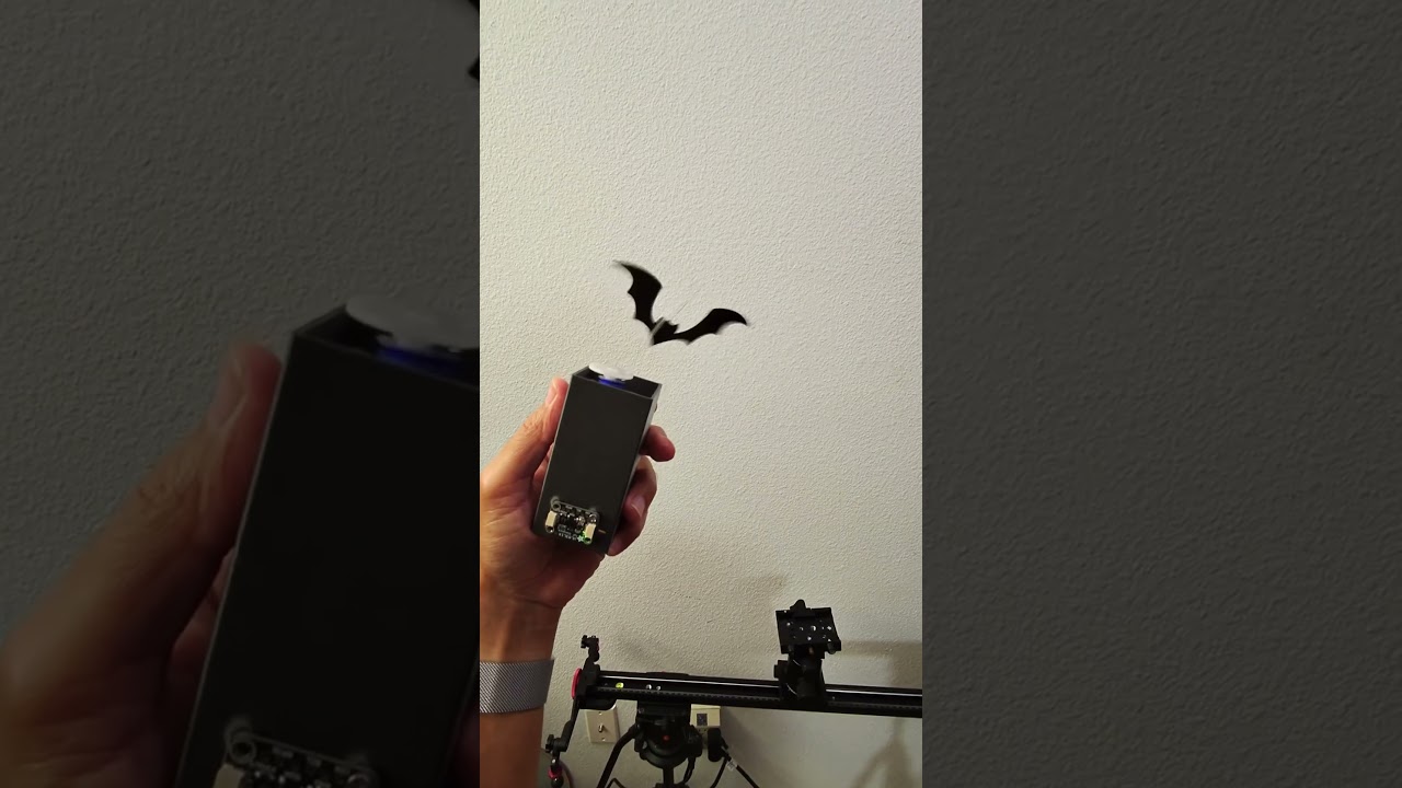 Motion activated flying bat learn.adafruit.com/motion-sensor-bat 