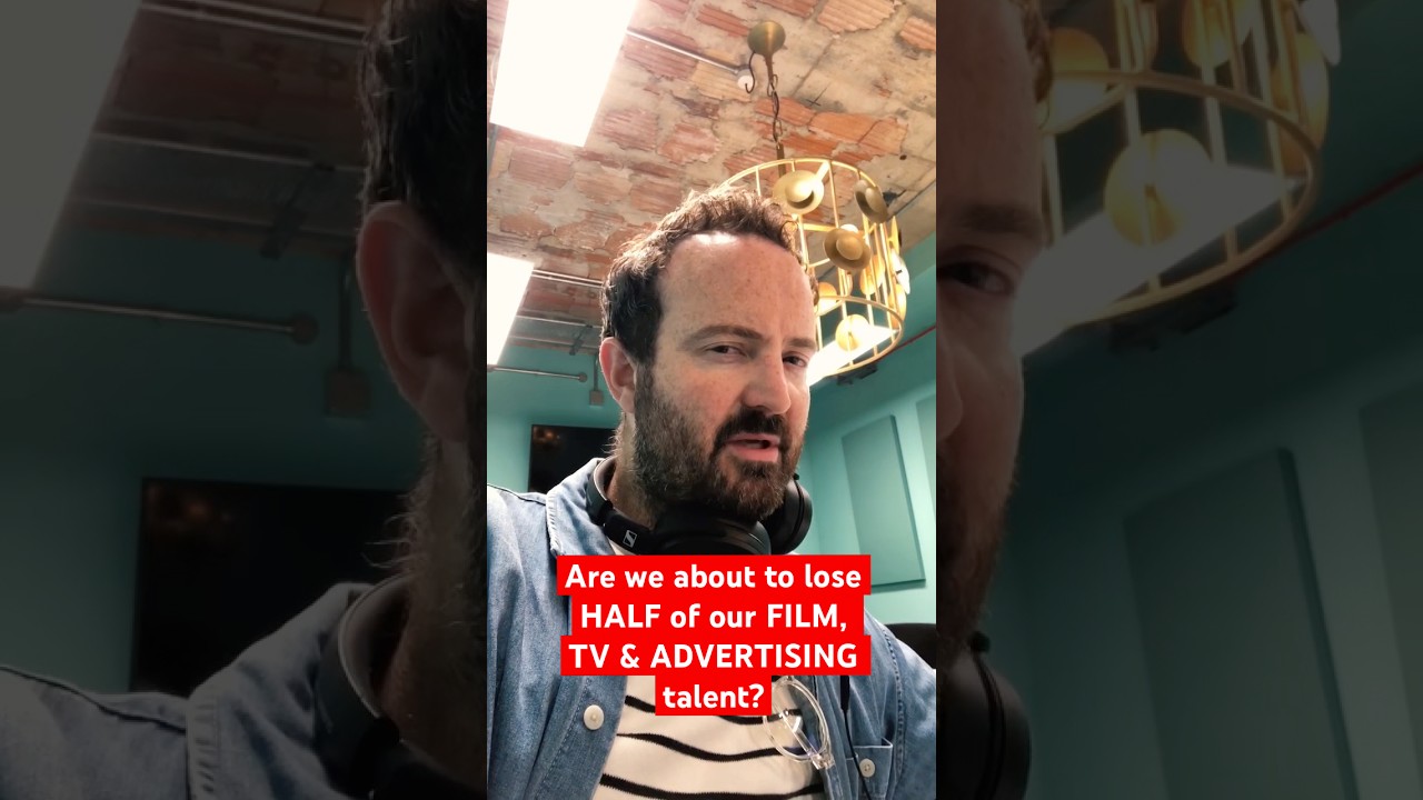 A short documentary on the UK film and TV industry downturn, citing BECTU survey data showing 52% of UK film workers out of work and 38% planning to leave the industry within 5 years.