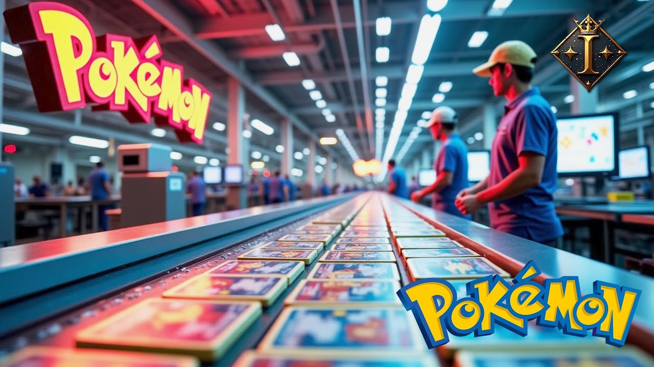 Как делаются карты POKÉMON 🎴 Секретный производственный процесс раскрыт!
