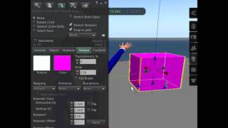 Making shapes & changing size, location, & color; putting in inventory