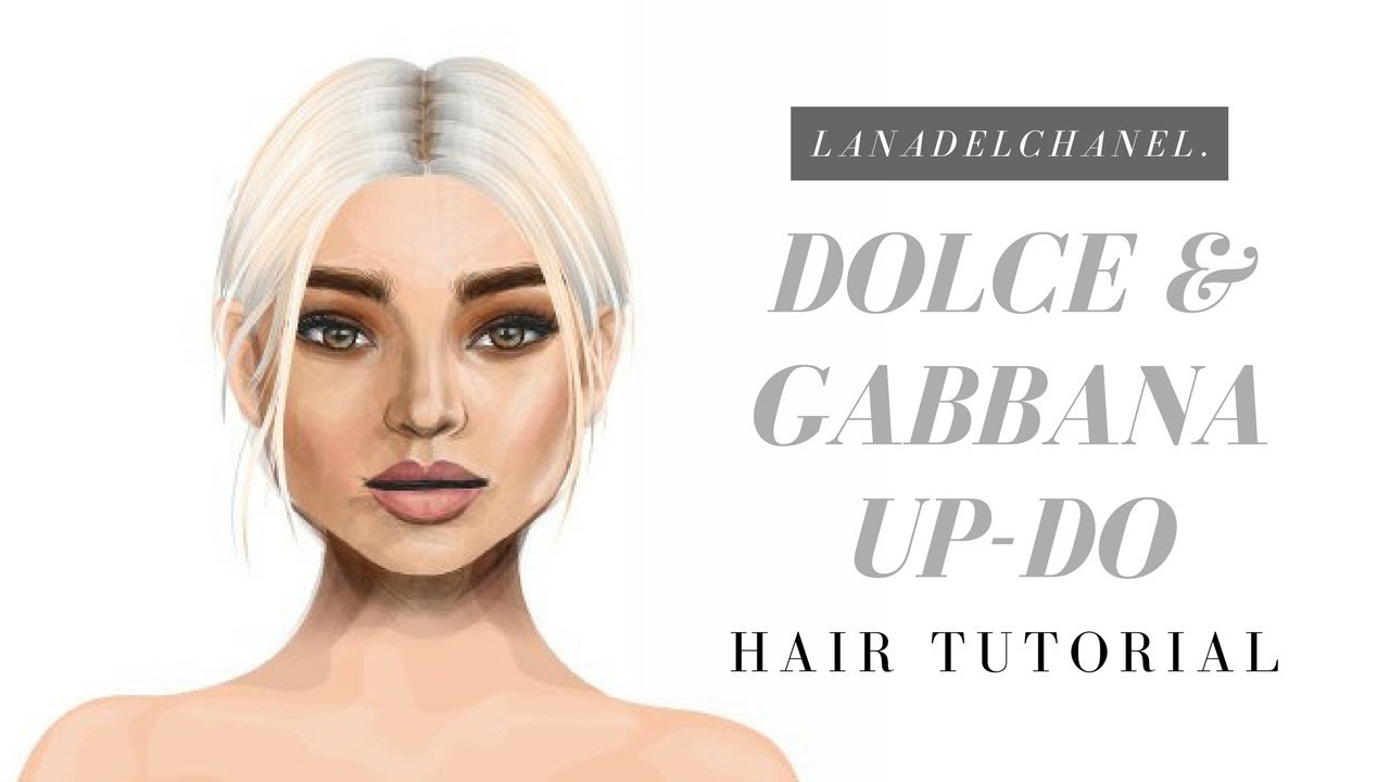 DOLCE AND GABBANA Blonde Up-Do | Stardoll Hair Design Tutorial | LanaDelChanel.