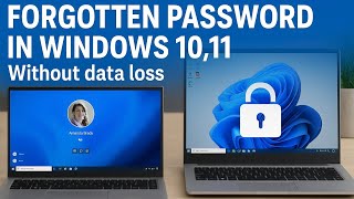 How To Reset Forgotten Password In Windows 10/11 | windows password reset