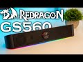 Unboxing and review  redragon gs560 adiemus rgb gaming soundbar
