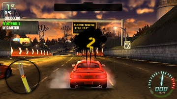 Need for Speed Carbon: Own The City PPSSPP v.1.0.1 on Nvidia Shield Tablet (Android)