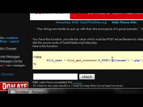 HackThisSite - ExtBasic 2 [file_get_contents] Pt. 1 of 2