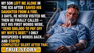 My Son Left Me Alone in the ICU After I Saved His Daughter—Then He Asked for $80,000