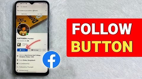 How to Add Follow Button on Facebook Profile - Full Guide