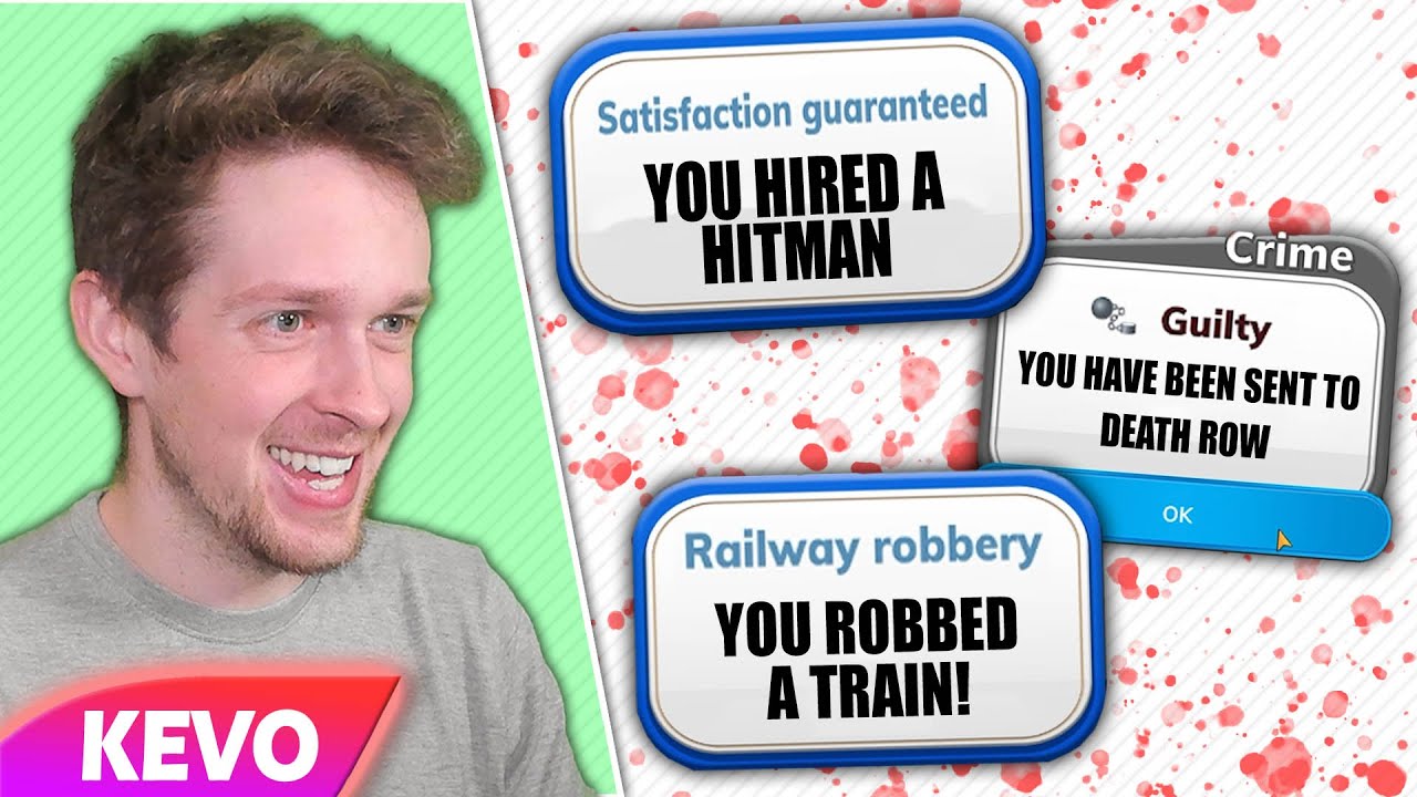Bitlife but I become a criminal mastermind - YouTube