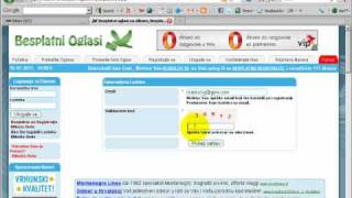 BESPLATNI OGLASI SA SLIKOM, MALI OGLASI - ZABORAVLJENA LOZINKA - TUTORIJAL