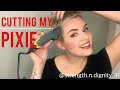 Cutting my Pixie